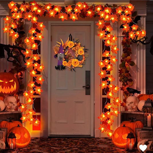 Guirnalda de Luces LED Otoñal para Halloween