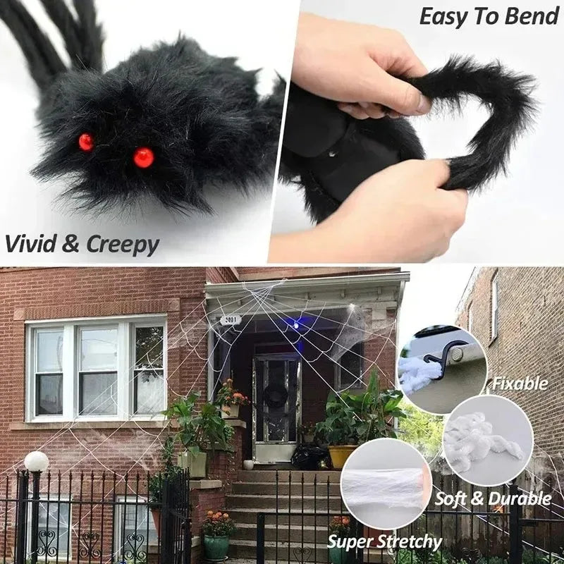 Araña Gigante Peluda de Halloween